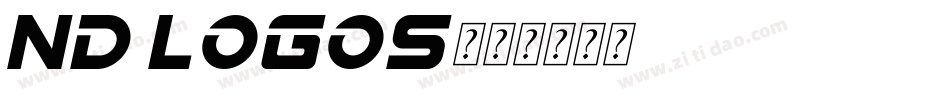 ND LOGOS字体转换